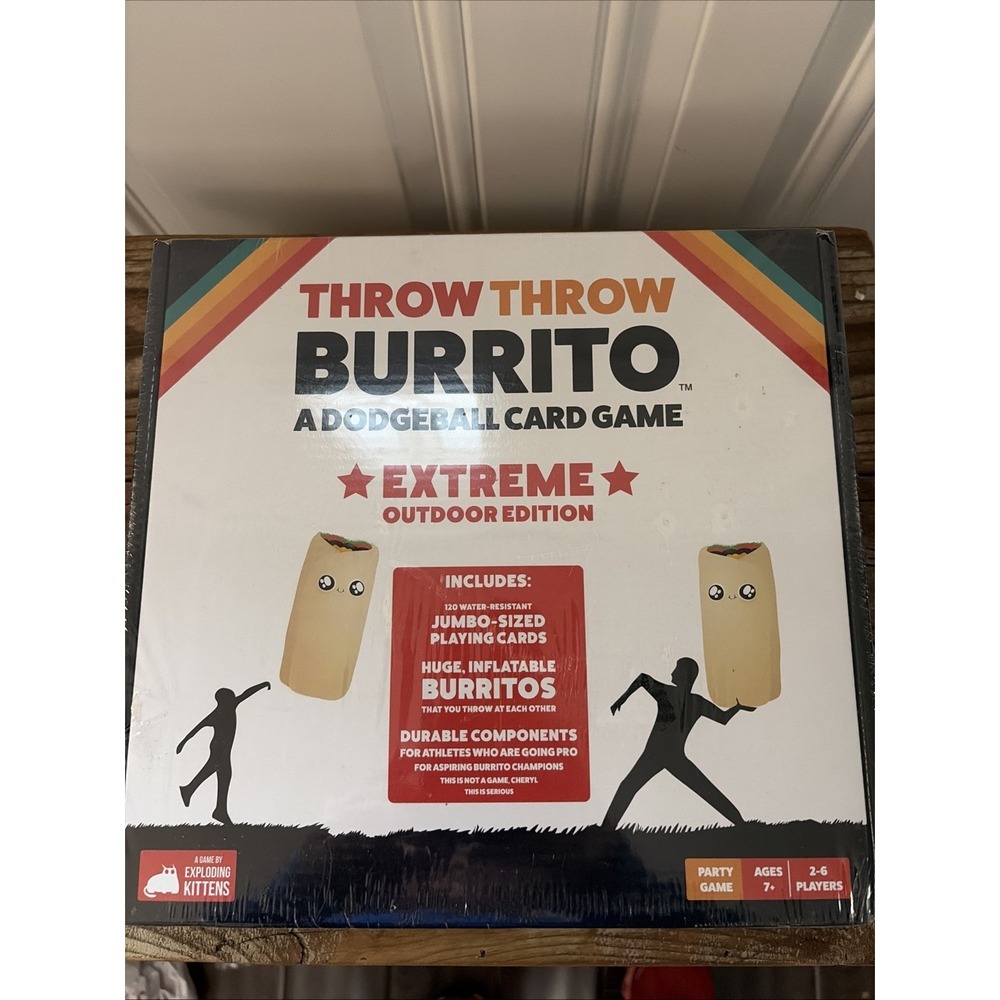 Throw Throw Burrito (A Dodgeball Card Game): Extreme Outdoor Edition.